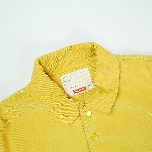SUPREME シュプリーム 11AW Corduroy Coaches Jacket コーデュロイコーチジャケット 黄 Size 【L】 【中古品-良い】 20825842