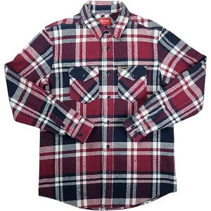 SUPREME シュプリーム 11AW Heavyweight Plaid Flannel Shirt フランネル シャツ 赤 Size 【L】 【中古品-非常に良い】 20825844