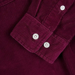 SUPREME シュプリーム 14AW Heavy Corduroy Shirt コーデュロイシャツ 赤 Size 【M】 【中古品-非常に良い】 20825845