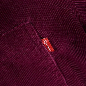 SUPREME シュプリーム 14AW Heavy Corduroy Shirt コーデュロイシャツ 赤 Size 【M】 【中古品-非常に良い】 20825845