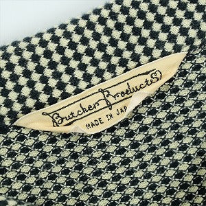 At Last ＆ Co アットラスト/BUTCHER PRODUCTS ブッチャープロダクツ SPORTS POLO L-S HOUNDSTOOTH ポロシャツ 黒 Size 【38】 【中古品-良い】 20825848
