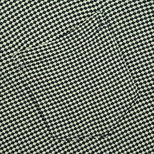 At Last ＆ Co アットラスト/BUTCHER PRODUCTS ブッチャープロダクツ SPORTS POLO L-S HOUNDSTOOTH ポロシャツ 黒 Size 【38】 【中古品-良い】 20825848