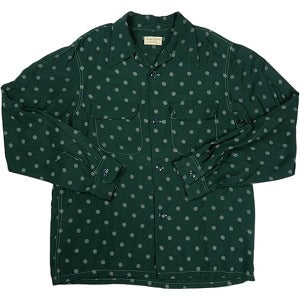 At Last ＆ Co アットラスト/BUTCHER PRODUCTS ブッチャープロダクツ RAYON SHIRT L-S レーヨン長袖シャツ 緑 Size 【XS】 【中古品-非常に良い】 20825849