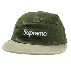 SUPREME シュプリーム 25FW 2-Tone Moleskin Camp Cap Dark Olive キャンプキャップ オリーブ Size 【フリー】 【新古品・未使用品】 20825897