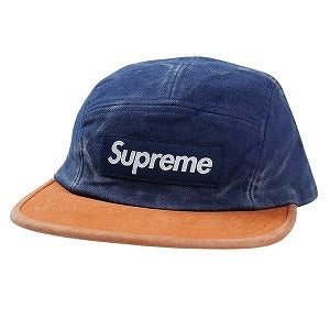 SUPREME シュプリーム 25FW 2-Tone Moleskin Camp Cap Navy キャンプ