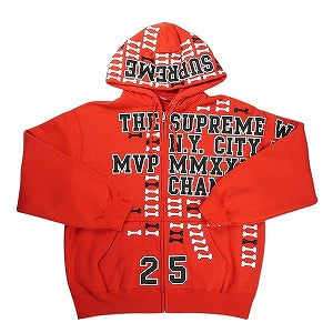 SUPREME シュプリーム 25FW League Champs Zip Up Hooded Sweatshirt Red ジップパーカー 赤 Size 【M】 【新古品・未使用品】 20825905