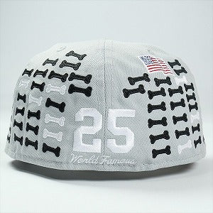 SUPREME シュプリーム 25FW Bones Box Logo New Era Grey キャップ 灰 Size 【7　1/8(XS)】 【新古品・未使用品】 20825907