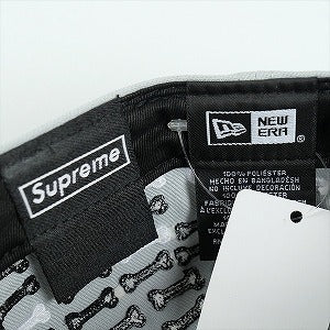 SUPREME シュプリーム 25FW Bones Box Logo New Era Grey キャップ 灰 Size 【7　1/8(XS)】 【新古品・未使用品】 20825907