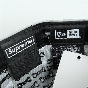 SUPREME シュプリーム 25FW Bones Box Logo New Era Grey キャップ 灰 Size 【7　3/8(M)】 【新古品・未使用品】 20825909