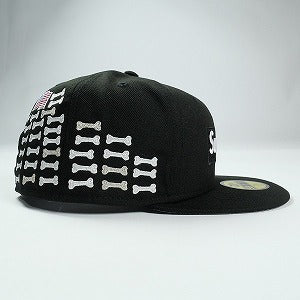 SUPREME シュプリーム 25FW Bones Box Logo New Era Black キャップ 黒 Size 【7　3/8(M)】 【新古品・未使用品】 20825910