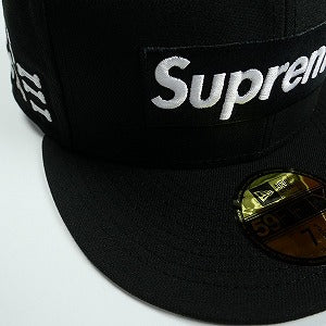 SUPREME シュプリーム 25FW Bones Box Logo New Era Black キャップ 黒 Size 【7　3/8(M)】 【新古品・未使用品】 20825910