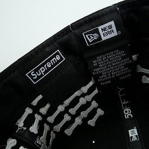 SUPREME シュプリーム 25FW Bones Box Logo New Era Black キャップ 黒 Size 【7　3/8(M)】 【新古品・未使用品】 20825910