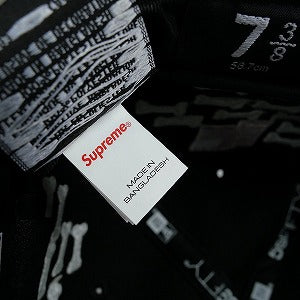 SUPREME シュプリーム 25FW Bones Box Logo New Era Black キャップ 黒 Size 【7　3/8(M)】 【新古品・未使用品】 20825910