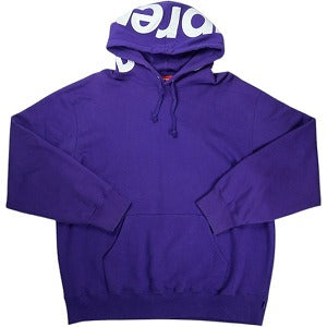SUPREME シュプリーム 21AW Contrast Hooded Sweatshirt スウェットパーカー 紫 Size 【XL】 【中古品-良い】 20825978