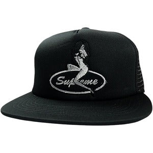 SUPREME シュプリーム 25FW Pinup Mesh Back 5-Panel Black メッシュキャップ 黒 Size 【フリー】 【新古品・未使用品】 20825987