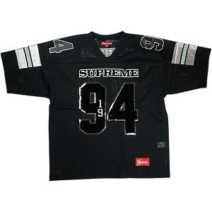 SUPREME シュプリーム 25FW Sequin Football Jersey Black フットボールジャージ 黒 Size 【L】 【新古品・未使用品】 20825991