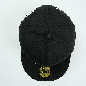 SUPREME シュプリーム 25FW Bones Box Logo New Era Black キャップ 黒 Size 【7　1/4(S)】 【新古品・未使用品】 20826004