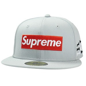 SUPREME シュプリーム 25FW Bones Box Logo New Era Grey キャップ 灰