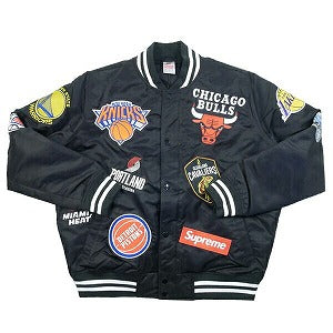 SUPREME シュプリーム ×NIKE ナイキ 18SS NBA Teams Warm-Up Jacket ジャケット 黒 Size 【L】 【中古品-ほぼ新品】 20826011