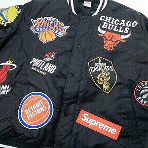 SUPREME シュプリーム ×NIKE ナイキ 18SS NBA Teams Warm-Up Jacket ジャケット 黒 Size 【L】 【中古品-ほぼ新品】 20826011