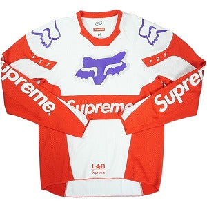 SUPREME シュプリーム ×Fox Racing フォックスレーシング 18SS Moto Jersey Top ジャージトップ 白赤 Size 【M】 【新古品・未使用品】 20826012