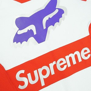 SUPREME シュプリーム ×Fox Racing フォックスレーシング 18SS Moto Jersey Top ジャージトップ 白赤 Size 【M】 【新古品・未使用品】 20826012