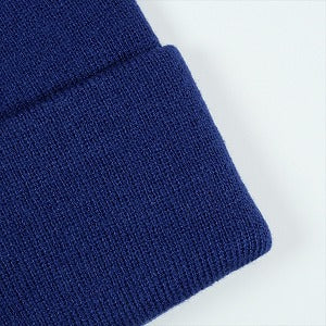 SUPREME シュプリーム 23AW Peace Embroidered Beanie Navy ビーニー 紺 Size 【フリー】 【新古品・未使用品】 20826018