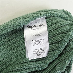 SUPREME シュプリーム Overdyed Beanie ビーニー 緑 Size 【フリー】 【新古品・未使用品】 20826025