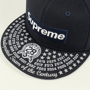SUPREME シュプリーム 21AW Undisputed Box Logo New Era ニューエラキャップ 紺 Size 【7　1/2(L)】 【新古品・未使用品】 20826026