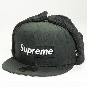 SUPREME シュプリーム 21AW Earflap Box Logo New Era キャップ 黒 Size 【7　1/2(L)】 【新古品・未使用品】 20826027