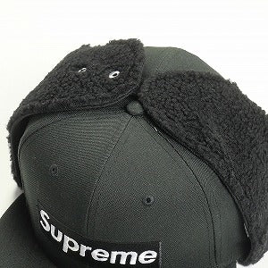 SUPREME シュプリーム 21AW Earflap Box Logo New Era キャップ 黒 Size 【7　1/2(L)】 【新古品・未使用品】 20826027
