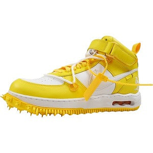 OFF WHITE オフホワイト ×NIKE Air Force 1 Mid SP LTHR White and Varsity Maize DR0500-101 スニーカー 黄 Size 【28.5cm】 【新古品・未使用品】 20826028