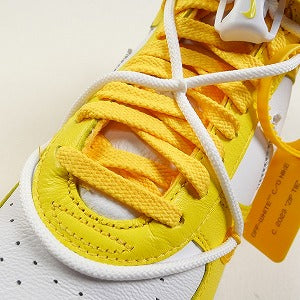 OFF WHITE オフホワイト ×NIKE Air Force 1 Mid SP LTHR White and Varsity Maize DR0500-101 スニーカー 黄 Size 【28.5cm】 【新古品・未使用品】 20826028