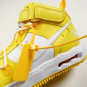 OFF WHITE オフホワイト ×NIKE Air Force 1 Mid SP LTHR White and Varsity Maize DR0500-101 スニーカー 黄 Size 【28.5cm】 【新古品・未使用品】 20826028