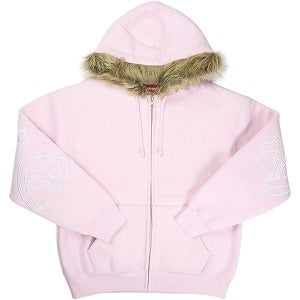 SUPREME シュプリーム 25FW Faux Fur Zip Up Hooded Sweatshirt Light Pink ジップパーカー ライトピンク Size 【S】 【新古品・未使用品】 20826050