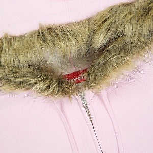 SUPREME シュプリーム 25FW Faux Fur Zip Up Hooded Sweatshirt Light Pink ジップパーカー ライトピンク Size 【S】 【新古品・未使用品】 20826050