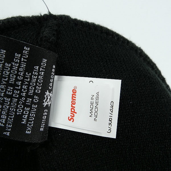 SUPREME シュプリーム 25FW New Era Tribal S Logo Beanie Black ビーニー 黒 Size 【フリー】 【新古品・未使用品】 20826054