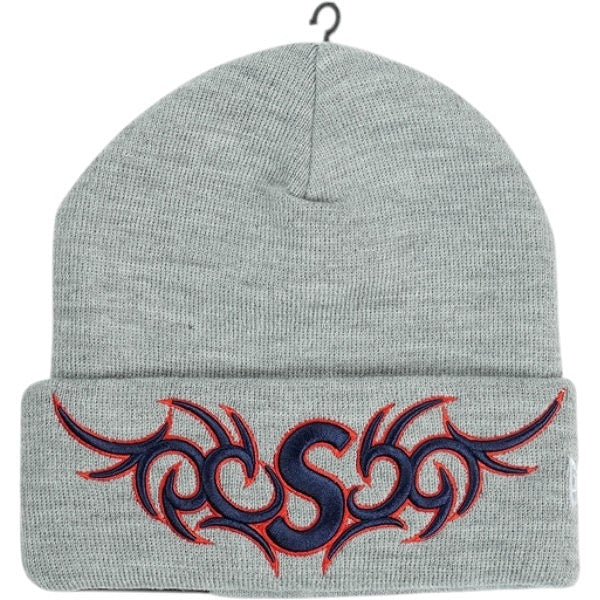 SUPREME シュプリーム 25FW New Era Tribal S Logo Beanie Heather Grey ビーニー 灰 Size 【フリー】 【新古品・未使用品】 20826056