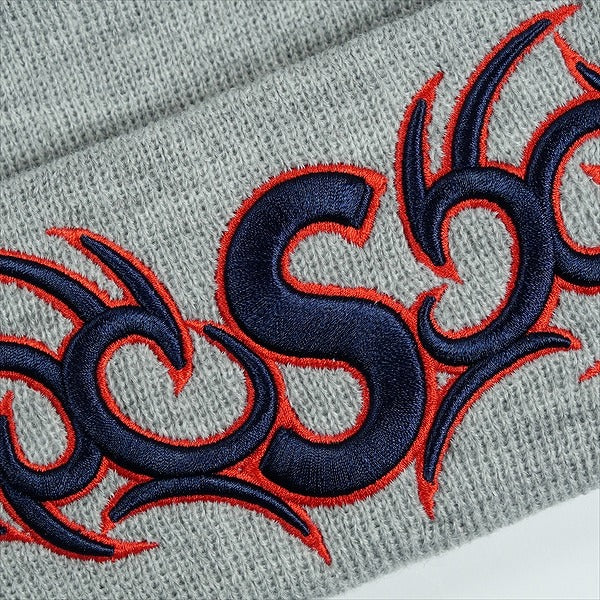 SUPREME シュプリーム 25FW New Era Tribal S Logo Beanie Heather Grey ビーニー 灰 Size 【フリー】 【新古品・未使用品】 20826056