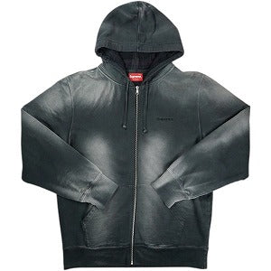 SUPREME シュプリーム 18AW Bleached Zip Up Hooded Sweatshirt Black パーカー 黒 Size 【L】 【中古品-良い】 20826065