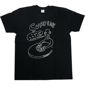 SUPREME シュプリーム ×Daniel Johnston 15SS Pizza Tee Black Tシャツ 黒 Size 【XL】 【新古品・未使用品】 20826077