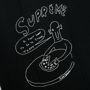 SUPREME シュプリーム ×Daniel Johnston 15SS Pizza Tee Black Tシャツ 黒 Size 【XL】 【新古品・未使用品】 20826077