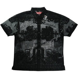 SUPREME シュプリーム 25SS Last Supper Lace S/S Shirt Black 半袖シャツ 黒 Size 【M】 【中古品-非常に良い】 20826155
