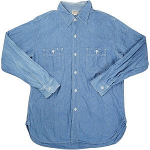 At Last ＆ Co アットラスト/BUTCHER PRODUCTS ブッチャープロダクツ WORK CHAMBRAY SHIRT 長袖シャツ インディゴ Size 【15.5】 【中古品-良い】 20826169