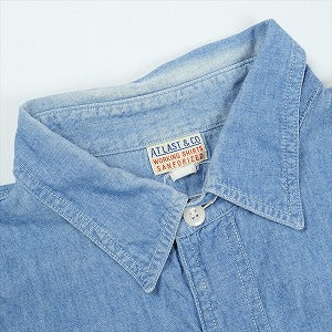 At Last ＆ Co アットラスト/BUTCHER PRODUCTS ブッチャープロダクツ WORK CHAMBRAY SHIRT 長袖シャツ インディゴ Size 【15.5】 【中古品-良い】 20826169