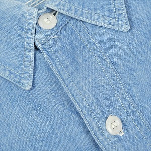 At Last ＆ Co アットラスト/BUTCHER PRODUCTS ブッチャープロダクツ WORK CHAMBRAY SHIRT 長袖シャツ インディゴ Size 【15.5】 【中古品-良い】 20826170