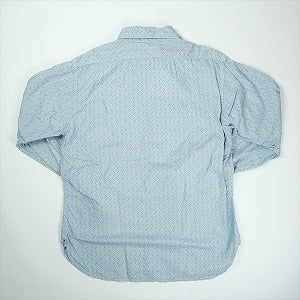 At Last ＆ Co アットラスト/BUTCHER PRODUCTS ブッチャープロダクツ PRINT WORK SHIRT 長袖シャツ 水色 Size 【15.5】 【中古品-良い】 20826171