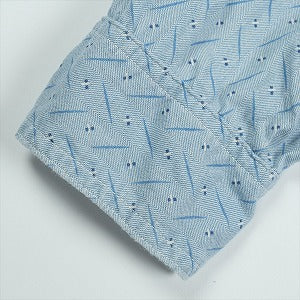 At Last ＆ Co アットラスト/BUTCHER PRODUCTS ブッチャープロダクツ PRINT WORK SHIRT 長袖シャツ 水色 Size 【15.5】 【中古品-良い】 20826171