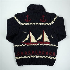 At Last ＆ Co アットラスト/BUTCHER PRODUCTS ブッチャープロダクツ SHIPS AHOY HAND MAID KNIT ニットセーター 紺 Size 【フリー】 【中古品-非常に良い】 20826173