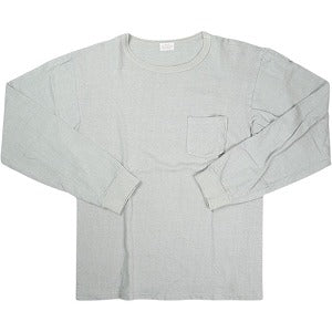 At Last ＆ Co アットラスト/BUTCHER PRODUCTS ブッチャープロダクツ POCKET TEE L-S LIGHT GRAY ロンT 灰 Size 【40】 【中古品-良い】 20826184